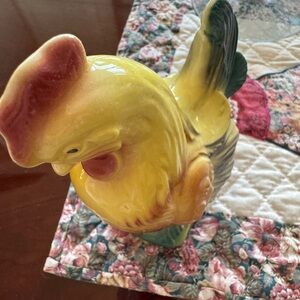 Colorful Ceramic Rooster Figurine